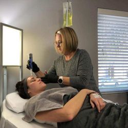 Vampire facial with Radiance Infusion