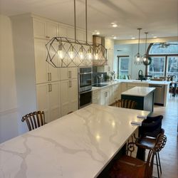 Abilene Design Build - Countertop height dining table