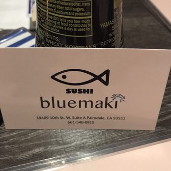 Bluemaki Sushi - Phone number since it cannot be found online anywhere LOL - Sushi Bars Near Me - Palmdale, California Bluemaki Sushi - Phone number since it cannot be found online anywhere LOL - Sushi Bars Near Me - Palmdale, California