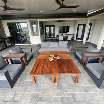 Rustic Home - Two side tables and three ironwood coffee tables - Furniture Stores Near Me - San Marcos, California