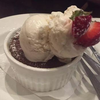 Shoestring Cafe - German dark chocolate soufflé - French Near Me - Richmond, British Columbia Shoestring Cafe - German dark chocolate soufflé - French Near Me - Richmond, British Columbia