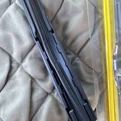 The channel and blade were bent after drying roller nearly ripped it off the wiper-arm