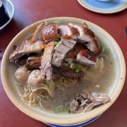 Duck won ton soup