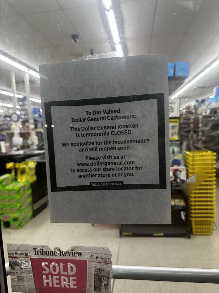 DOLLAR GENERAL Updated October 2024 3247 LEECHBURG RD, Lower