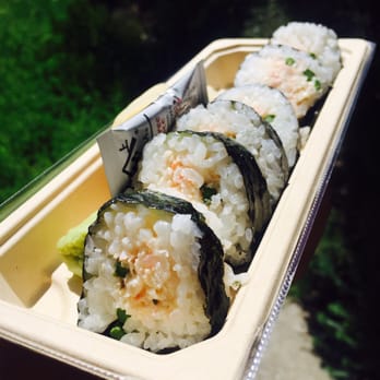Hiroshi's Catering - Cooked snow crab and avocado cut roll, $7. - Caterers Near Me - Lafayette, California