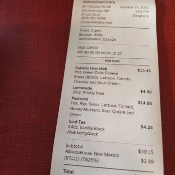 Homestead Cafe - Coffee & Tea Near Me - Albuquerque, New Mexico