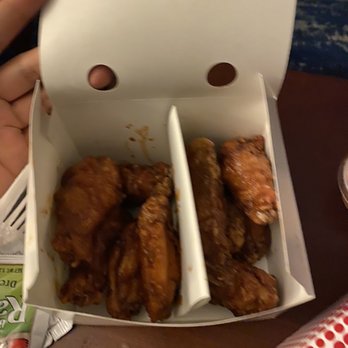 Bonchon - Signature Fried Chicken Wings - half soy garlic half spicy - Chicken Wings Near Me - Hackensack, New Jersey