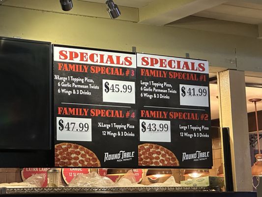 Menu photo 1 Round Table Pizza Santa Ana, CA Menu photo 1 Round Table Pizza Santa Ana, CA