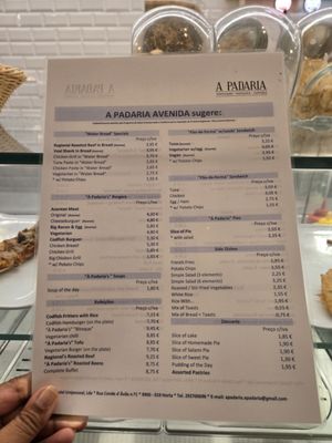 Menu photo 3 A Padaria Horta, 20