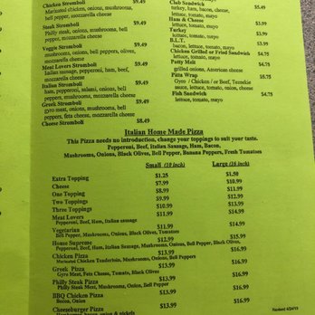 Tigers Pizza and Subs - Menus page 2 - Sandwiches Near Me - Central, South Carolina Tigers Pizza and Subs - Menus page 2 - Sandwiches Near Me - Central, South Carolina