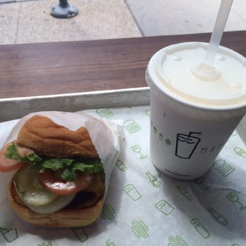 Shake Shack River North - Cheeseburger and small vanilla shake = $10 + tax. - Burgers Near Me - Chicago, Illinois