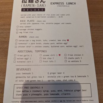 Ramen-San Deluxe - Express Lunch - Ramen Near Me - Chicago, Illinois Ramen-San Deluxe - Express Lunch - Ramen Near Me - Chicago, Illinois