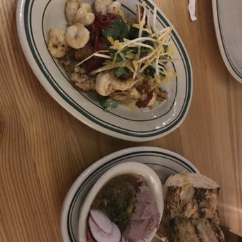La Copine - The shrimp soccarat and the duck chicken mousse - New American Near Me - Yucca Valley, California La Copine - The shrimp soccarat and the duck chicken mousse - New American Near Me - Yucca Valley, California