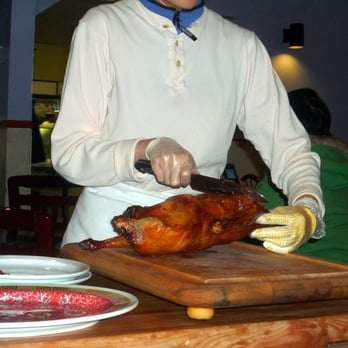 Sun Wah Bar-B-Que - Carving the Beijing Duck - Barbeque Near Me - Chicago, Illinois