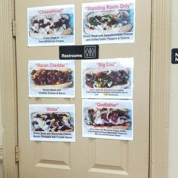 Big Lou's Standing Room Only - The 6 cheesesteaks...aloha is my fave - Cheesesteaks Near Me - Kenosha, Wisconsin