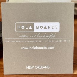 NOLA Boards, Magazine Street. Custom and Handcrafted Cutting Boards, Countertops, and Kitchen Accessories. NOLA Boards, Magazine Street. Custom and Handcrafted Cutting Boards, Countertops, and Kitchen Accessories.
