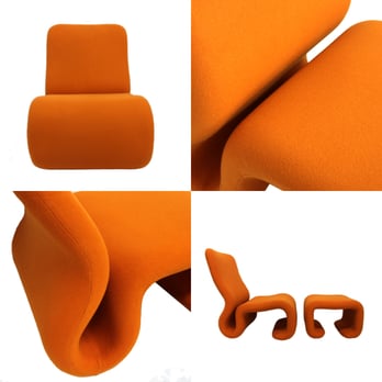 Mod Restoration - Just in time for Halloween we finished reupholstering this pumpkin orange "Etcetera" Lounge Chair! #janekselius #etcetera #loungechair - Furniture Reupholstery Near Me - Brooklyn, New York Mod Restoration - Just in time for Halloween we finished reupholstering this pumpkin orange "Etcetera" Lounge Chair! #janekselius #etcetera #loungechair - Furniture Reupholstery Near Me - Brooklyn, New York