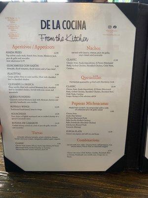 Menu photo 2 La Casa Del Sazon - Monterey Monterey, CA Menu photo 2 La Casa Del Sazon - Monterey Monterey, CA