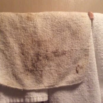 Two Rivers Inn East - Washcloths after cleaning around the toilet. - Hotels Near Me - Jamestown, North Dakota