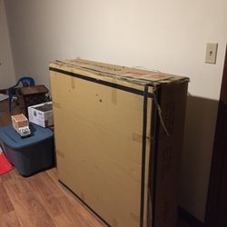 American Freight Furniture, Mattress, Appliance - This is how it comes even when you pay Ashanti cash to put it together.