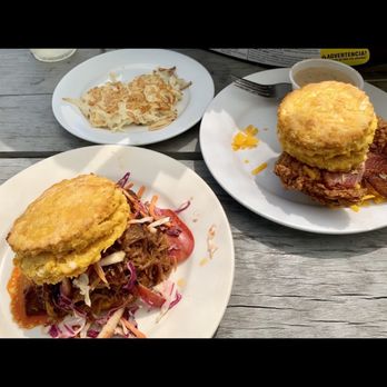 Handsome Biscuit - Hella Fitzgerald Hash Browns - Large A.C. Slawter - Breakfast & Brunch Near Me - Norfolk, Virginia Handsome Biscuit - Hella Fitzgerald Hash Browns - Large A.C. Slawter - Breakfast & Brunch Near Me - Norfolk, Virginia