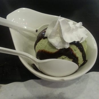 TruSushi 'n Fish - complimentary green tea ice cream - yumm - Sushi Bars Near Me - Lake Forest, California