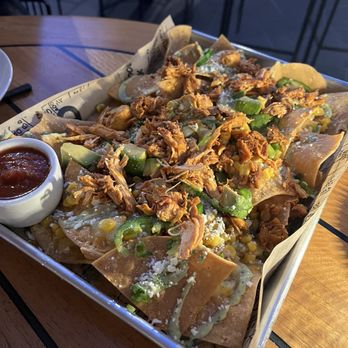 The Meeting Spot - Smoked chicken nachos - Beer, Wine & Spirits Near Me - Inglewood, California The Meeting Spot - Smoked chicken nachos - Beer, Wine & Spirits Near Me - Inglewood, California