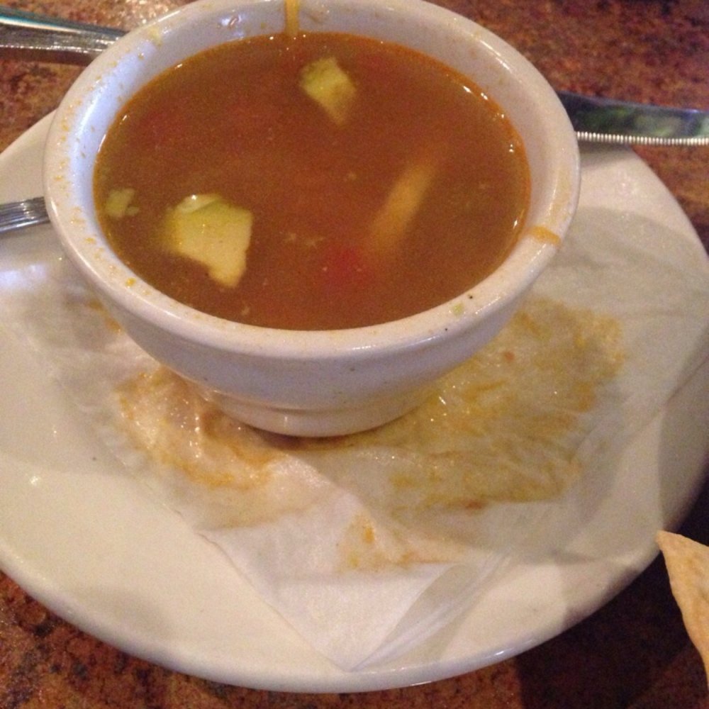 Abuelo's Mexican Restaurant - Unfortunately this is how my tortilla soup came out looking. Part of the Reynosa salad meal, $8-$-9. - Mexican Near Me - Lubbock, Texas Abuelo's Mexican Restaurant - Unfortunately this is how my tortilla soup came out looking. Part of the Reynosa salad meal, $8-$-9. - Mexican Near Me - Lubbock, Texas