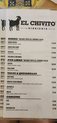 Menu photo 5 El Chivito Birrieria Jurupa Valley, CA Menu photo 5 El Chivito Birrieria Jurupa Valley, CA