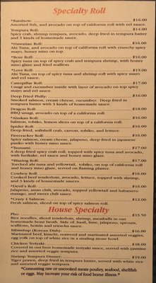 Menu photo 1 Zanmai Sushi Lander, WY Menu photo 1 Zanmai Sushi Lander, WY