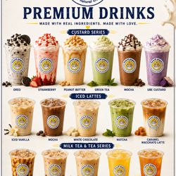 Beard Papa's - Drink Menu