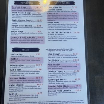 Star Ruby Cafe - Front of the menu - Salad Near Me - Vancleave, Mississippi