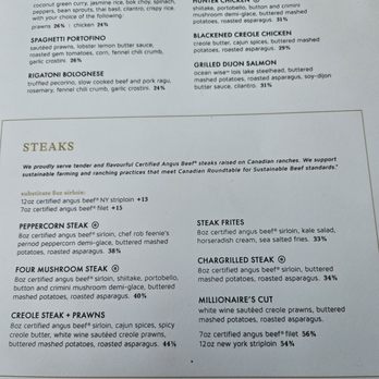 Cactus Club Cafe - Menu - Canadian (New) Near Me - Edmonton, Alberta