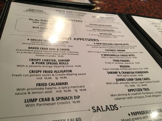 Menu photo 2 Pappadeaux Seafood Kitchen Phoenix, AZ