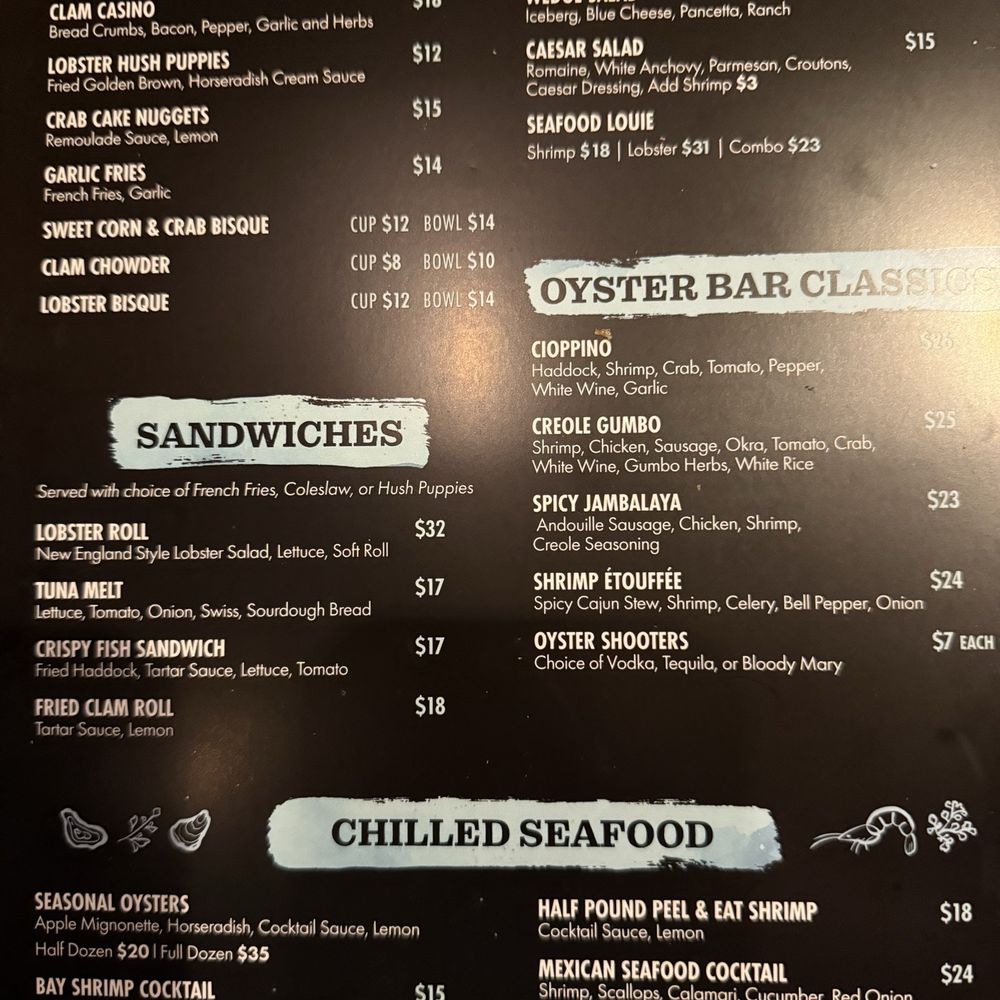 Oyster Bar - Seafood Near Me - Sparks, Nevada