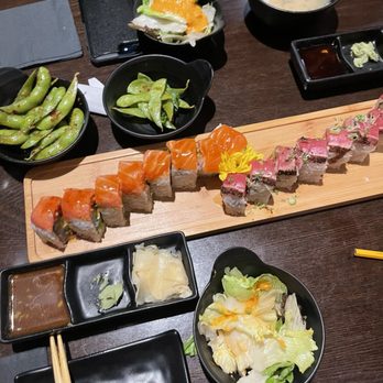 Sushi Bang Bang - Salad, edamame, miso soup and sushi - Japanese Near Me - Austin, Texas Sushi Bang Bang - Salad, edamame, miso soup and sushi - Japanese Near Me - Austin, Texas