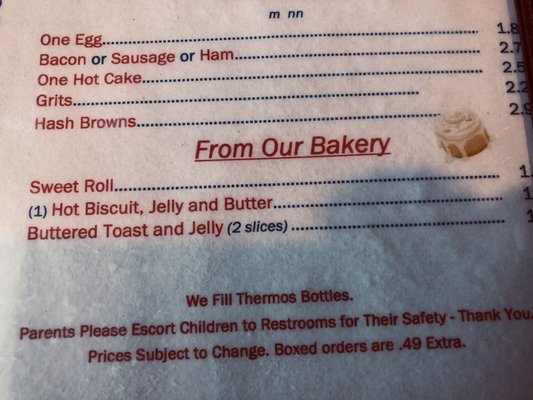 Menu photo 2 The Bakery Cafe Rockport, TX Menu photo 2 The Bakery Cafe Rockport, TX