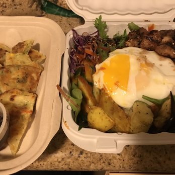 GoldinBlack - GoGuMa Jeon (Sweet Potato Pancakes) & Bibimbap Escape Dinner (Chicken) - Sandwiches Near Me - Seattle, Washington GoldinBlack - GoGuMa Jeon (Sweet Potato Pancakes) & Bibimbap Escape Dinner (Chicken) - Sandwiches Near Me - Seattle, Washington