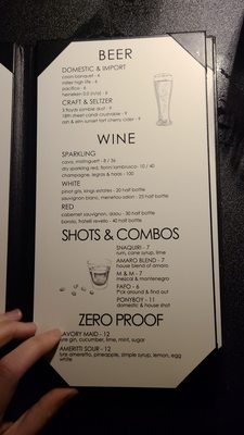 Menu photo 8 Nowhere Special Cocktail Lounge Indianapolis, IN