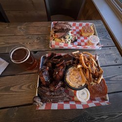 Firewater BBQ - 3 meats and 2 sides, the meal that changed my life. U.S.A.!
