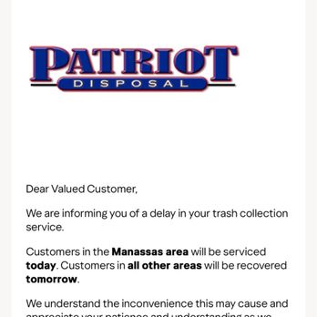 Patriot Disposal - Recycling Center Near Me Patriot Disposal - Recycling Center Near Me