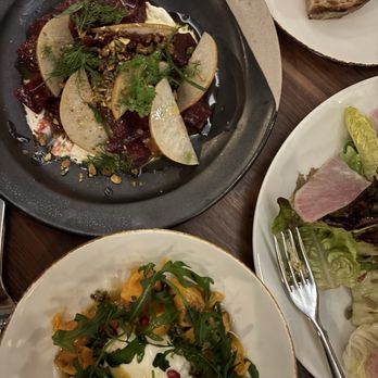 Piccino Presidio - Beet and Apple Salad, Seasonal Greens, and Burrata - Italian Near Me - San Francisco, California Piccino Presidio - Beet and Apple Salad, Seasonal Greens, and Burrata - Italian Near Me - San Francisco, California