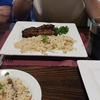 Mediterranean Bistro - Louleh kabob with rice pilaf - Mediterranean Near Me - Porter Ranch, California