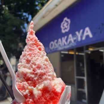 Osaka-Ya - Tigers blood shaved ice with condensed milk - Desserts Near Me - Sacramento, California Osaka-Ya - Tigers blood shaved ice with condensed milk - Desserts Near Me - Sacramento, California
