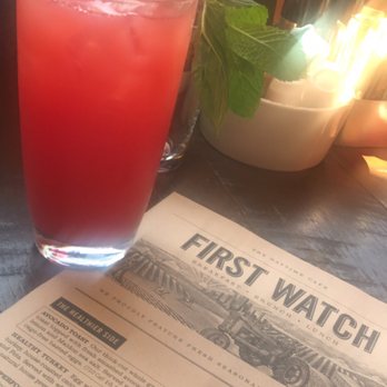 First Watch - Summer Blush drink - Breakfast & Brunch Near Me - Fort Worth, Texas First Watch - Summer Blush drink - Breakfast & Brunch Near Me - Fort Worth, Texas