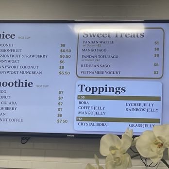 Cane Corner - Menu (February 2025) - Juice Bars & Smoothies Near Me - Elk Grove, California