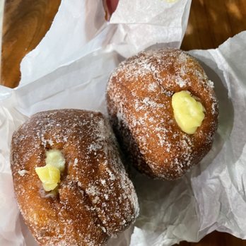 Spitfire Rotisserie & Flatbread - Haupia filled Malasada - Hawaiian Near Me - Honolulu, Hawaii