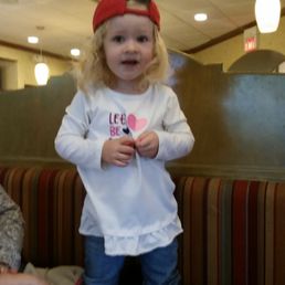 little ones love coloring and eating LaRosa's pizza little ones love coloring and eating LaRosa's pizza