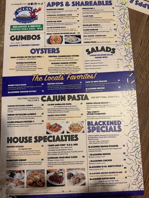 Menu photo 7 Oceana Grill New Orleans, LA Menu photo 7 Oceana Grill New Orleans, LA