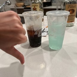 Pictured: diet poopsie (Pepsi) and mountain doo doo (dew) Pictured: diet poopsie (Pepsi) and mountain doo doo (dew)